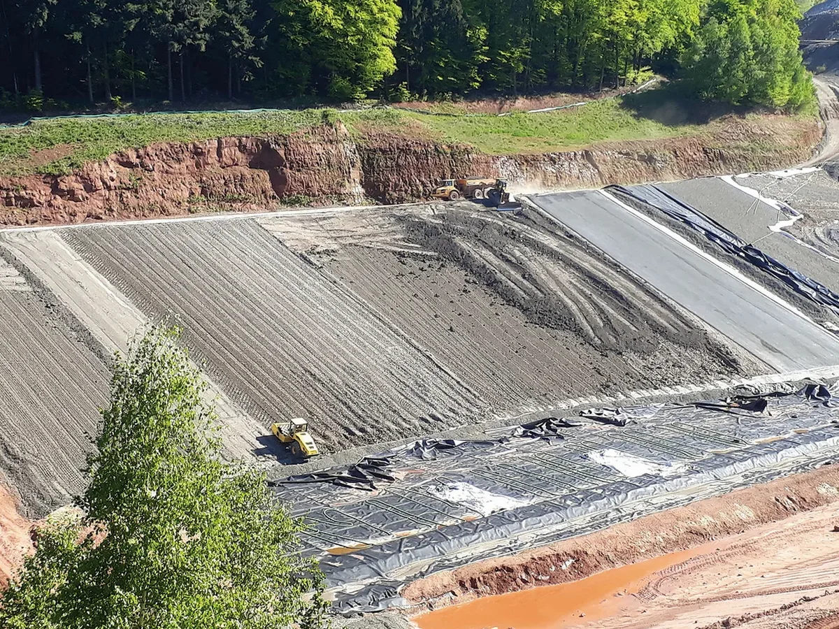 Illustrative image of Drainage routier géotechnique in 
